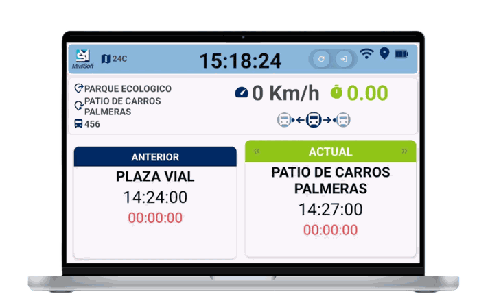 Tablet de Información al Conductor